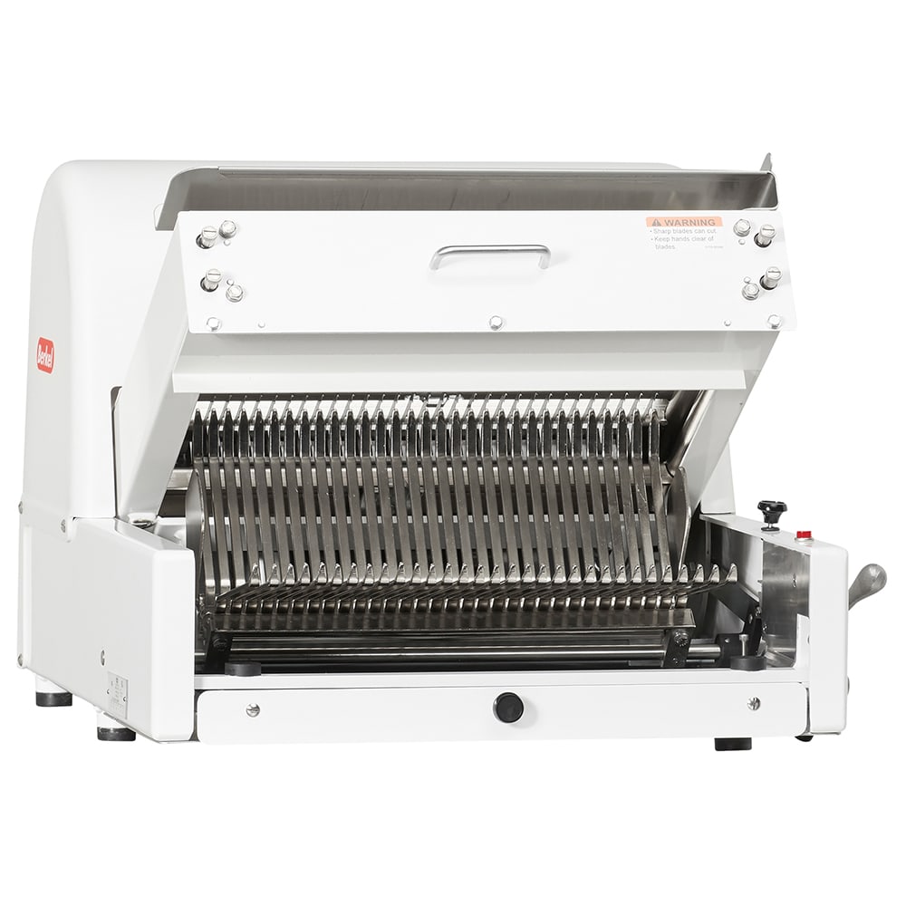 Berkel MB1/2STD Countertop Bread Slicer - 1/2 Slice Thickness, 15 1/2 Max  Loaf Length - 1/3 hp