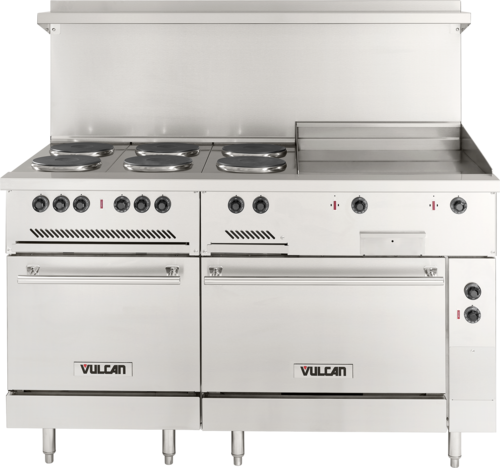 Vulcan-EV60SS-6FP24G208-Range-60"-Restaurant-Electric