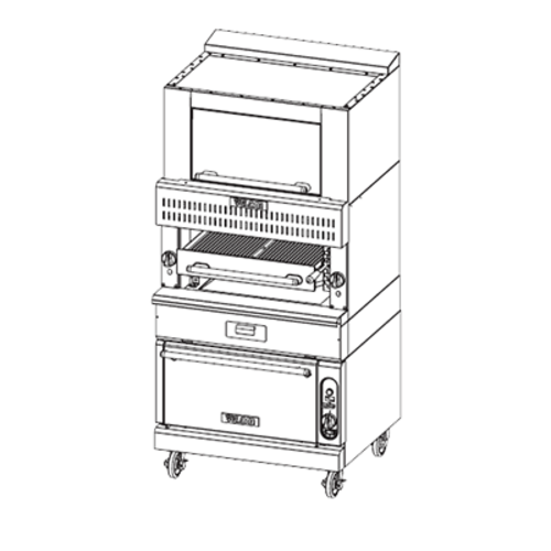 Vulcan-VBB1CF-V-Series-Broiler-Deck-Type-Gas