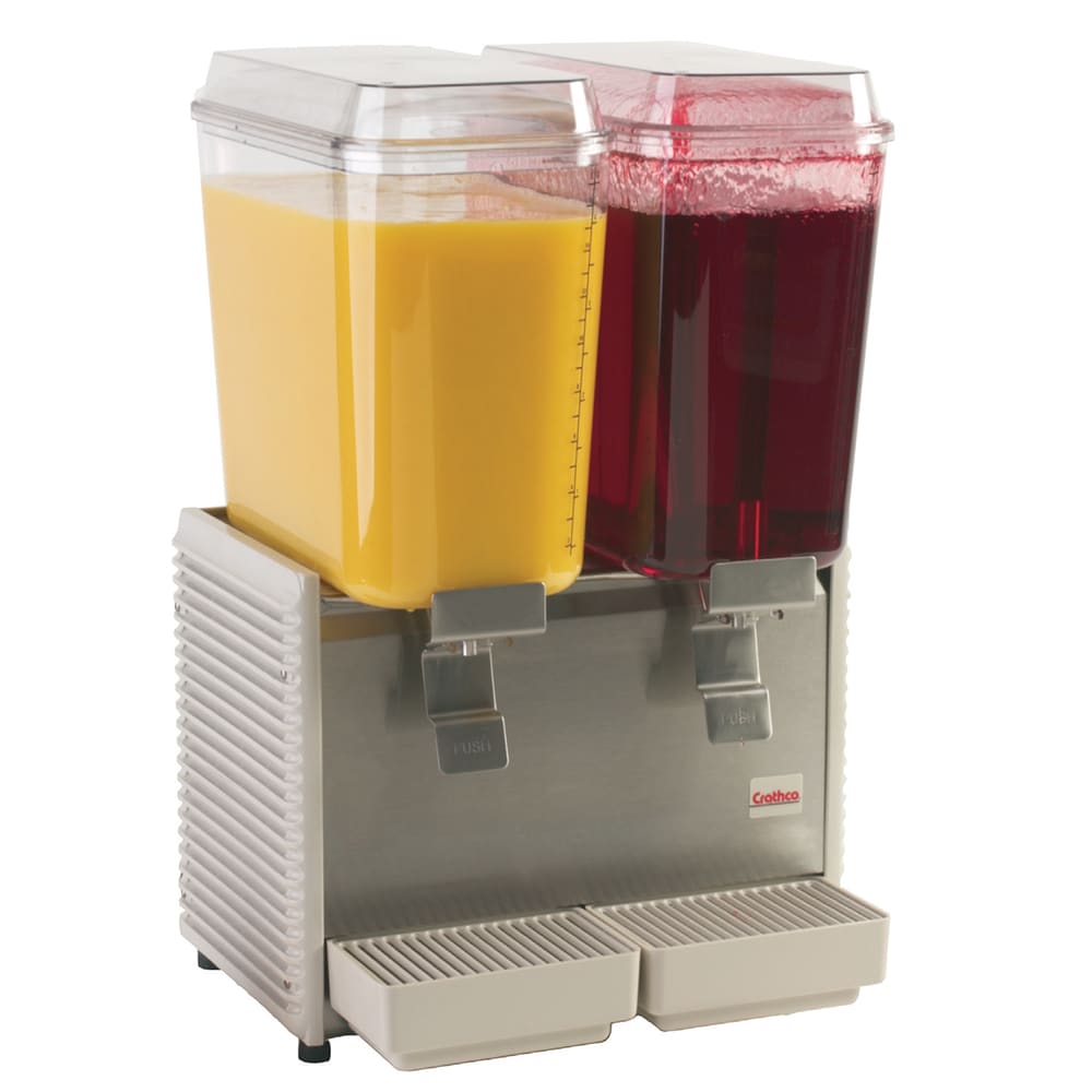 CRATHCO CS-1D-16 REFRIGERATED DRINK JUICE LEMONADE DISPENSER W/ 4 3/4 GAL  BOWL