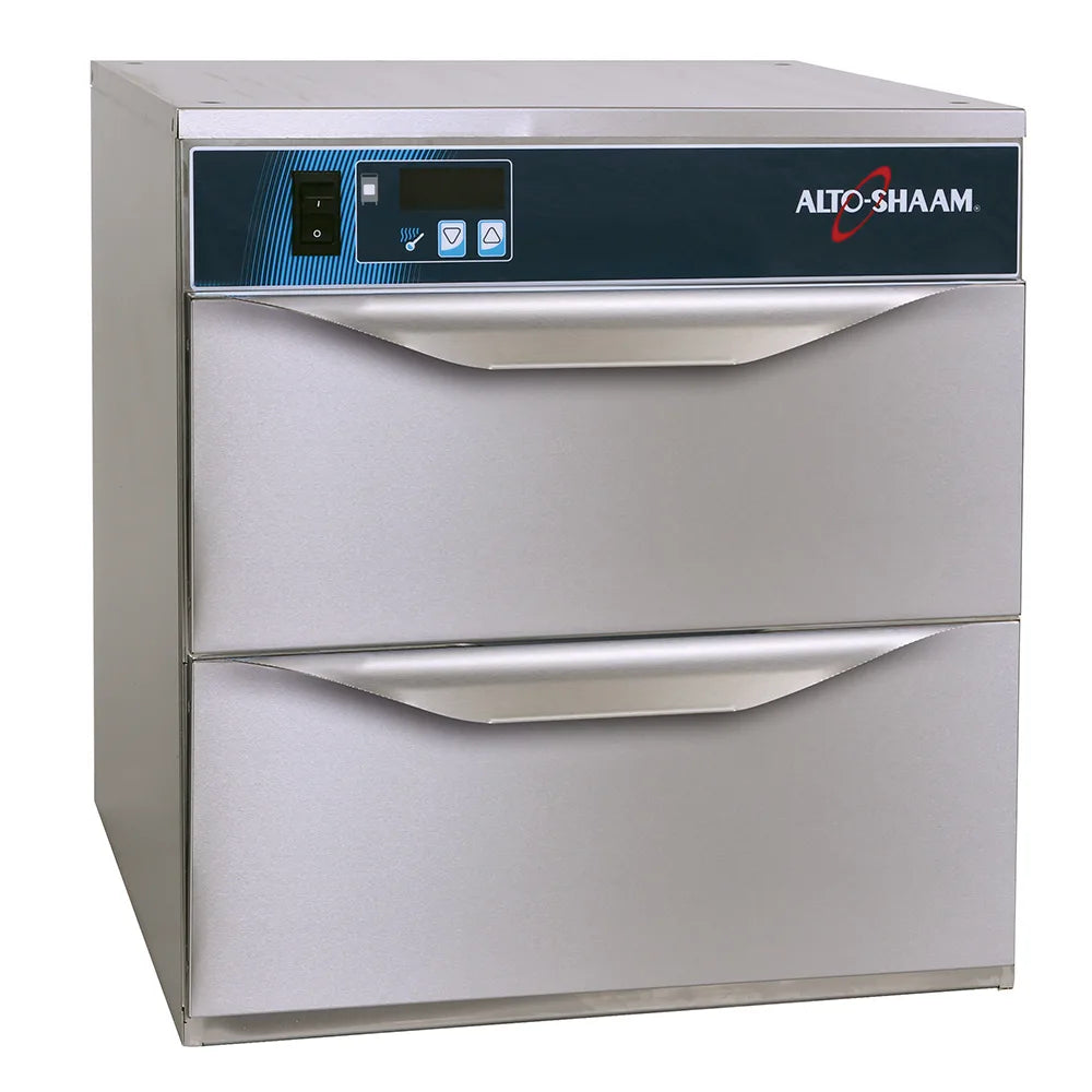 Alto-Shaam 500-2DN-QS 16 11/16"W Freestanding Warming Drawer w/ (2) 15" Compartments, 120v