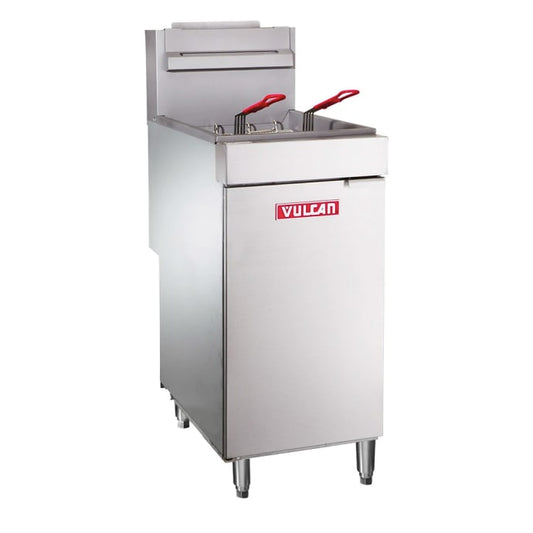 Vulcan Fryer LG400, 50 lb Vat, Floor Model, Natural Gas