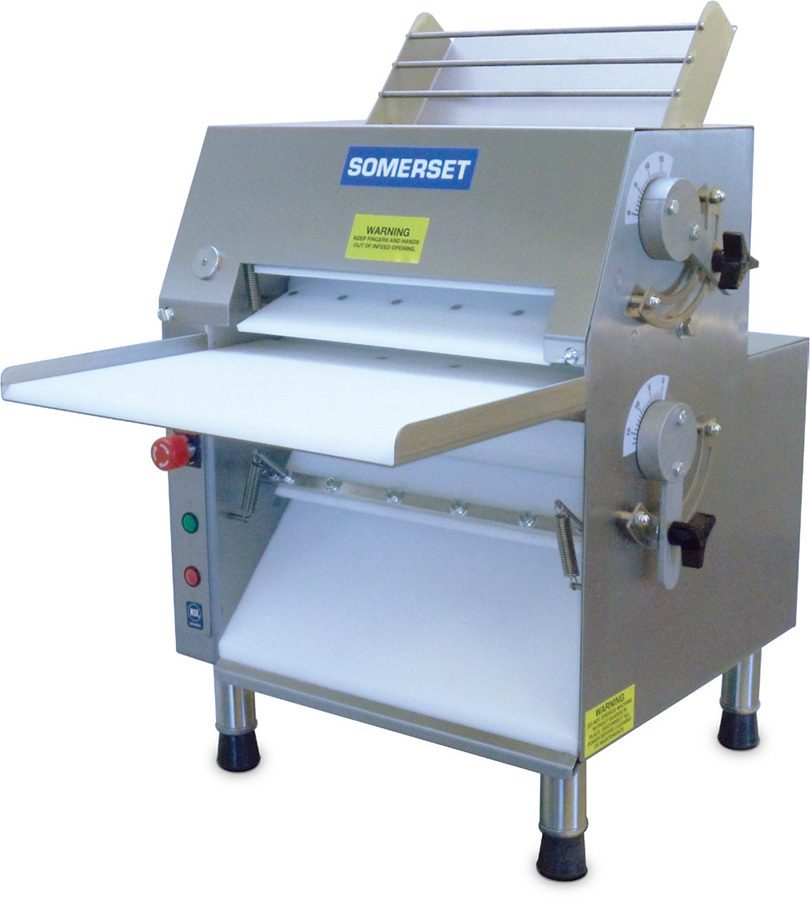 Somerset CDR-2500 25 Countertop Two Stage Dough Sheeter - 120V, 3/4 hp