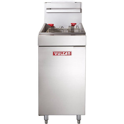 Vulcan Fryer LG300 40 lb Vat, Floor Model, Natural Gas