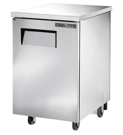 True TBB-1-S-HC 23 1/2" Bar Refrigerator - 1 Swinging Solid Door, Stainless