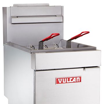 Vulcan Fryer LG400, 50 lb Vat, Floor Model, Natural Gas